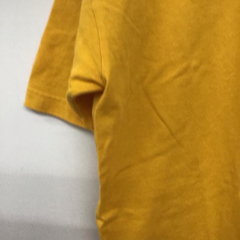 プロダクト PRODUCT Tシャツ 半袖 半袖カットソー プリントTシャツ クルーネックカットソー XL ロゴ、文字 黄 / イエロー / yellow メンズ USED 古着 中古 10157654
