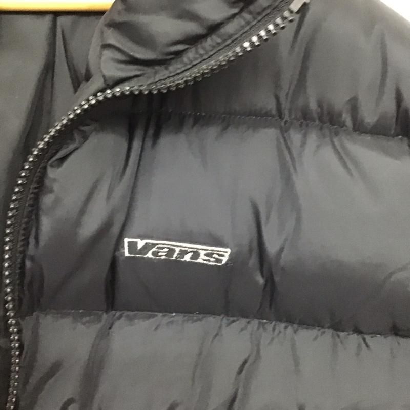 バンズ VANS ジャケット、上着 ジャンパー、ブルゾン ジップアップジャケット ダウンジャケット アウター M ロゴ、文字 ダークグレー / ダークグレー / メンズ USED 古着 中古 10157656