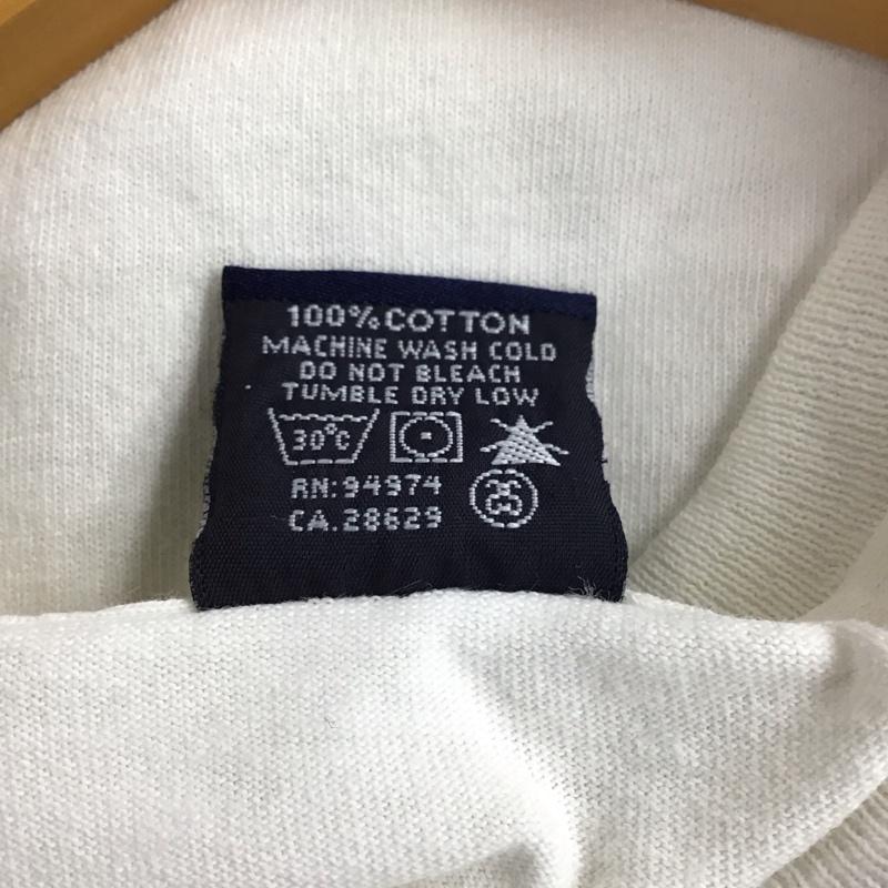 ステューシー STUSSY Tシャツ 半袖 半袖カットソー プリントTシャツ クルーネックカットソー M ロゴ、文字 アイボリー / アイボリー / メンズ USED 古着 中古 10157658