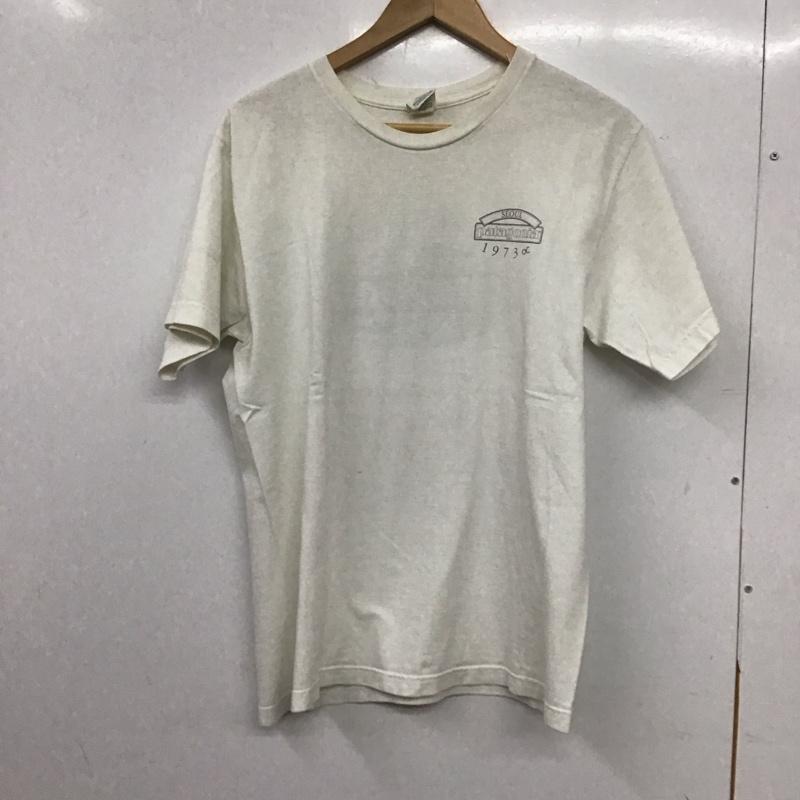 パタゴニア patagonia Tシャツ 半袖 半袖カットソー プリントTシャツ クルーネックカットソー S プリント アイボリー / アイボリー / メンズ USED 古着 中古 10157661