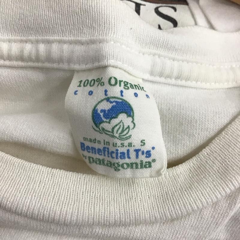パタゴニア patagonia Tシャツ 半袖 半袖カットソー プリントTシャツ クルーネックカットソー S プリント アイボリー / アイボリー / メンズ USED 古着 中古 10157661