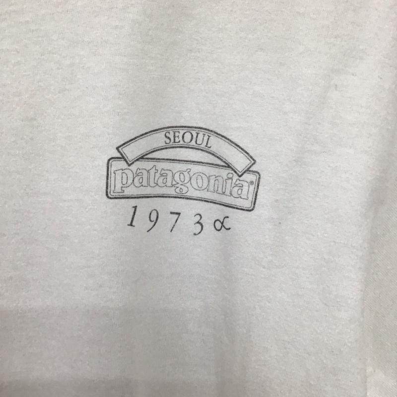 パタゴニア patagonia Tシャツ 半袖 半袖カットソー プリントTシャツ クルーネックカットソー S プリント アイボリー / アイボリー / メンズ USED 古着 中古 10157661