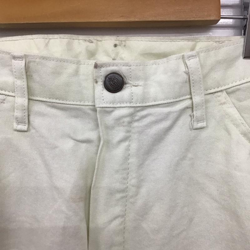 ディッキーズ Dickies パンツ ワークパンツ、ペインターパンツ ワイドパンツ カジュアルパンツ ワークパンツ 34 ロゴ、文字 アイボリー / アイボリー / メンズ USED 古着 中古 10157662