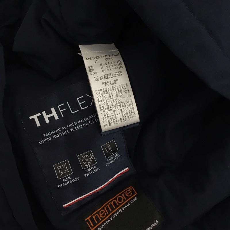 トミーヒルフィガー TOMMY HILFIGER ジャケット、上着 ジャンパー、ブルゾン ジップアップジャケット ナイロンジャケット アウター S ロゴ、文字 紺 / ネイビー / navy メンズ USED 古着 中古 10157670