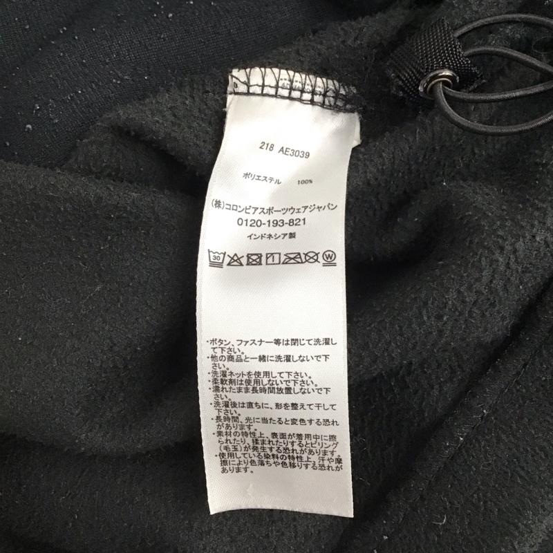 コロンビア Columbia ジャケット、上着 ジャンパー、ブルゾン ジップアップ フリースジャケット XL ロゴ、文字 黒 / ブラック / black メンズ USED 古着 中古 10157671