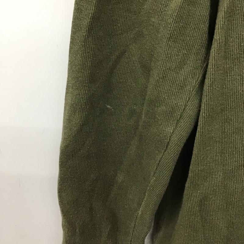 カーハート Carhartt カットソー 長袖 長袖カットソー スタンドネック L 無地 カーキ / カーキ / khaki メンズ USED 古着 中古 10157673