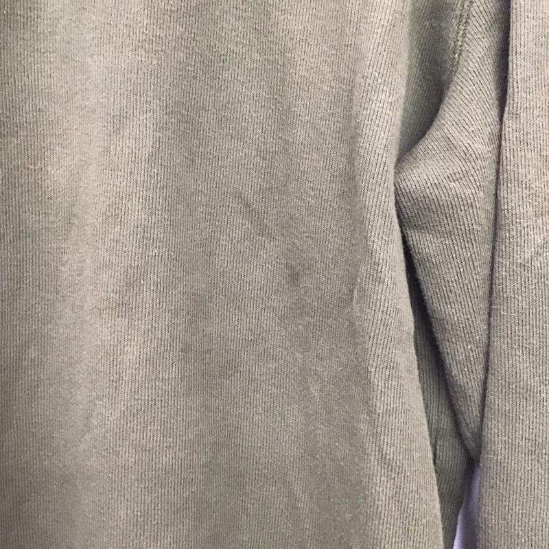 カーハート Carhartt カットソー 長袖 長袖カットソー スタンドネック L 無地 カーキ / カーキ / khaki メンズ USED 古着 中古 10157673