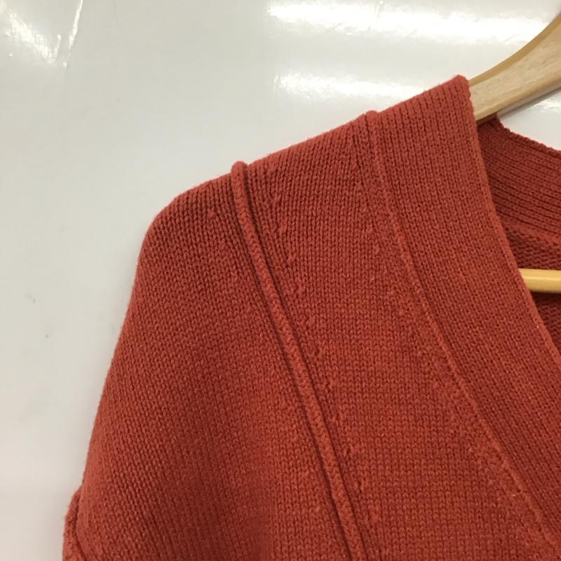マウジー MOUSSY カーディガン 長袖 FREE 無地 茶 / ブラウン / brown レディース USED 古着 中古 10157675