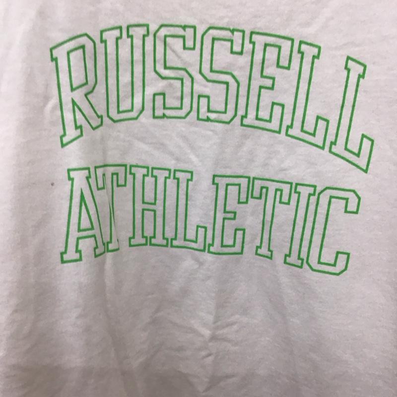 ラッセルアスレティック Russell Athletic トレーナー 長袖 スウェット M 無地 オフホワイト / オフホワイト / レディース USED 古着 中古 10157677