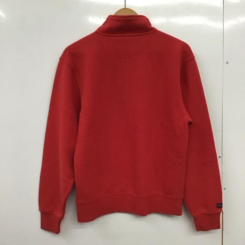 ジャンスポーツ JANSPORT トレーナー 長袖 長袖トレーナー スウェット スタンドネック プルオーバー S ロゴ、文字 赤 / レッド / red メンズ USED 古着 中古 10157678