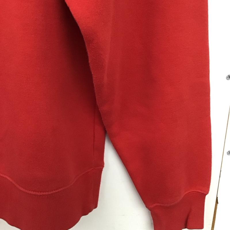ジャンスポーツ JANSPORT トレーナー 長袖 長袖トレーナー スウェット スタンドネック プルオーバー S ロゴ、文字 赤 / レッド / red メンズ USED 古着 中古 10157678