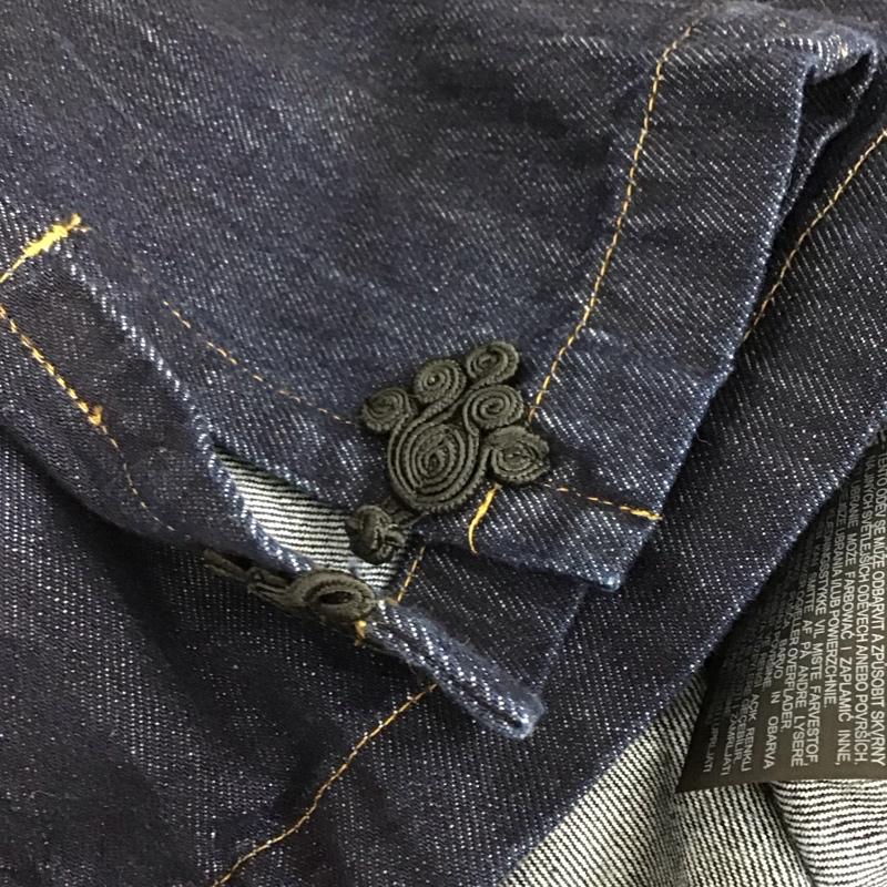 ザラ ZARA ジャケット、上着 ジャケット、ブレザー 5216/079/407 トグルボタンデニムジャケット タグ付 S 無地 インディゴ / インディゴ / Indigo レディース USED 古着 中古 10157682