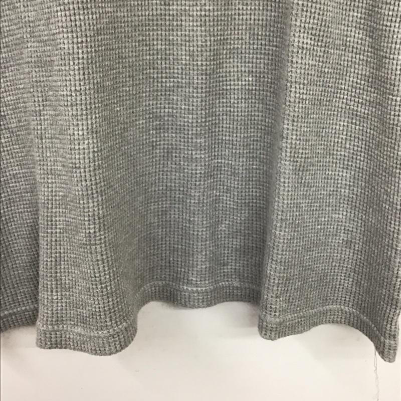 インディアン INDIAN Tシャツ 半袖 半袖カットソー プリントTシャツ クルーネックカットソー L プリント 灰 / グレー / gray メンズ USED 古着 中古 10157685