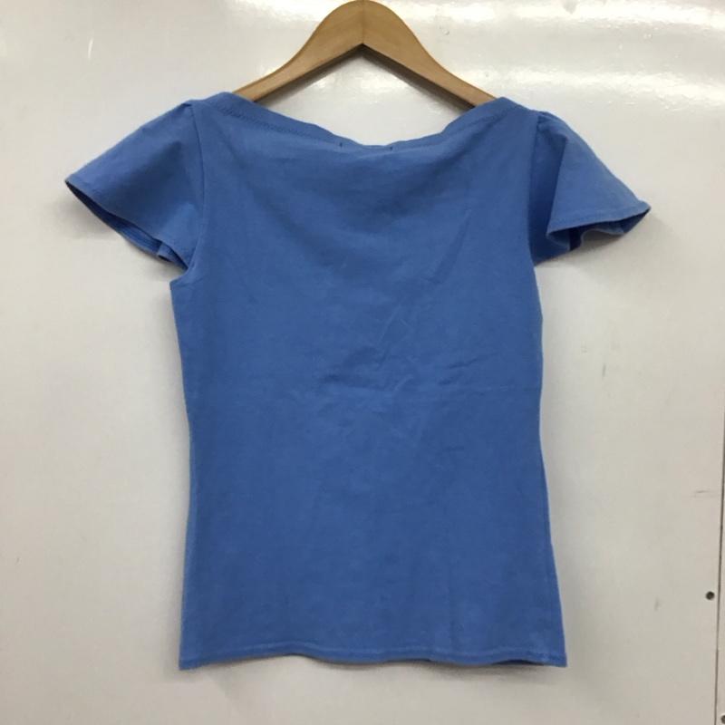 バーバリーブルーレーベル BURBERRY BLUE LABEL カットソー 半袖 38 無地 青 / ブルー / blue レディース USED 古着 中古 10157686