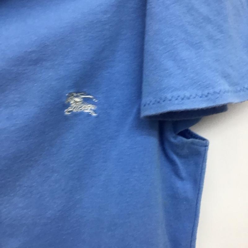 バーバリーブルーレーベル BURBERRY BLUE LABEL カットソー 半袖 38 無地 青 / ブルー / blue レディース USED 古着 中古 10157686