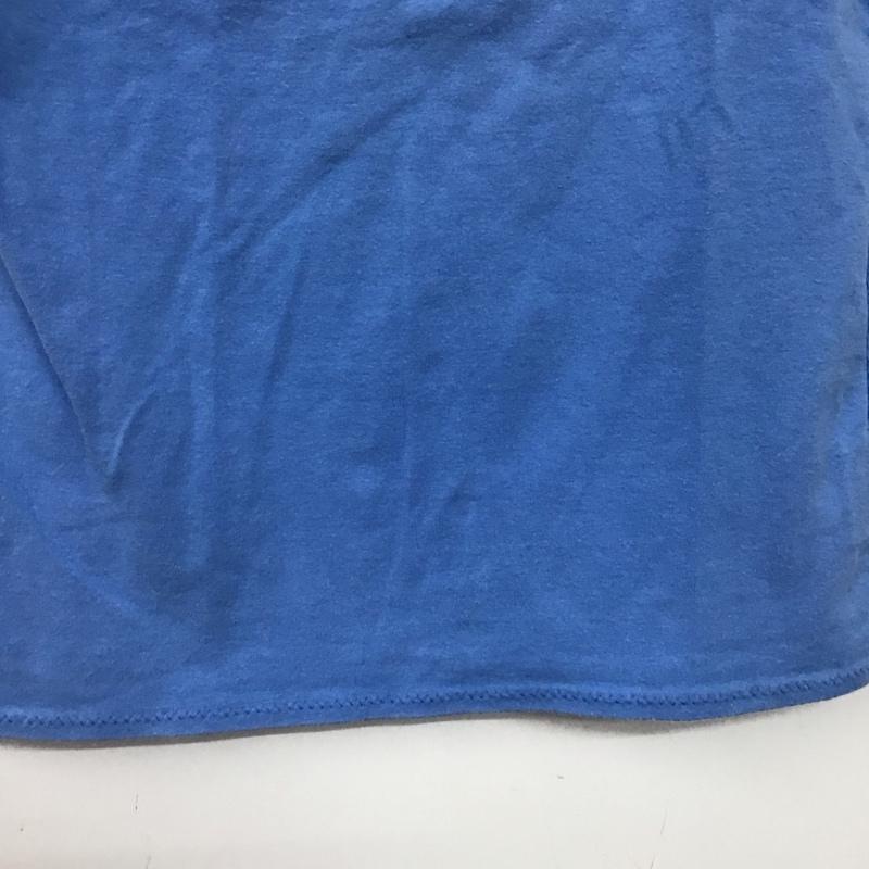 バーバリーブルーレーベル BURBERRY BLUE LABEL カットソー 半袖 38 無地 青 / ブルー / blue レディース USED 古着 中古 10157686