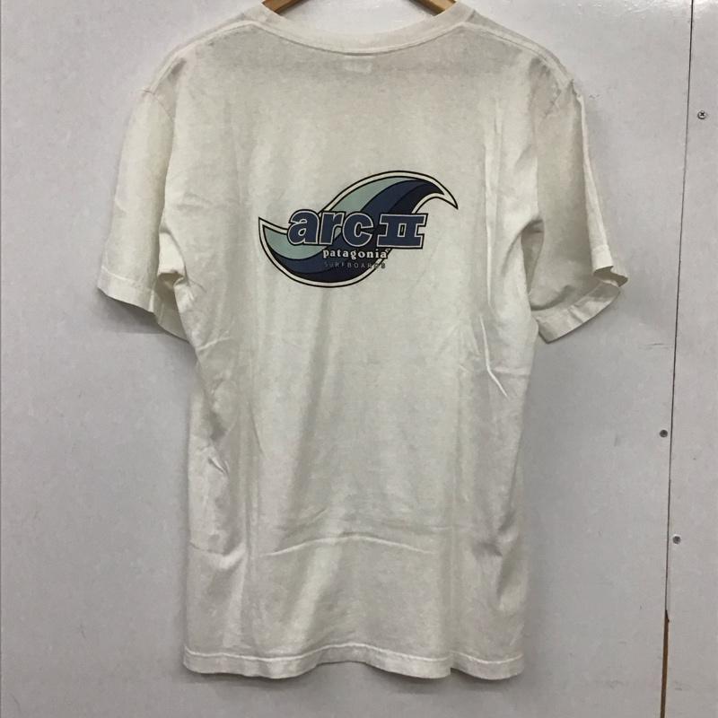 パタゴニア patagonia Tシャツ 半袖 半袖カットソー プリントTシャツ クルーネックカットソー ロゴ、文字 白 / ホワイト / white メンズ USED 古着 中古 10157687