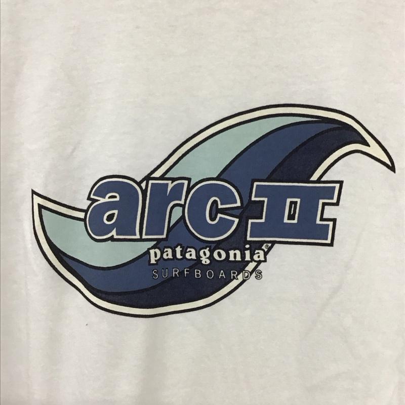 パタゴニア patagonia Tシャツ 半袖 半袖カットソー プリントTシャツ クルーネックカットソー ロゴ、文字 白 / ホワイト / white メンズ USED 古着 中古 10157687