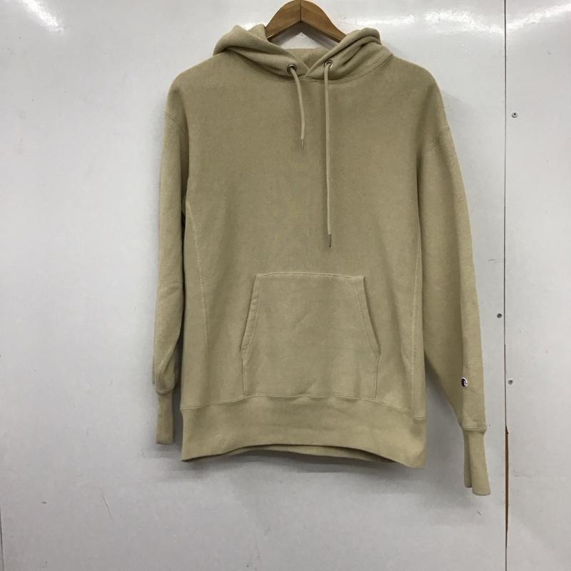 チャンピオン Champion パーカー 長袖 長袖パーカー プルオーバーパーカー スウェット M 無地 ベージュ / ベージュ / beige メンズ USED 古着 中古 10157690