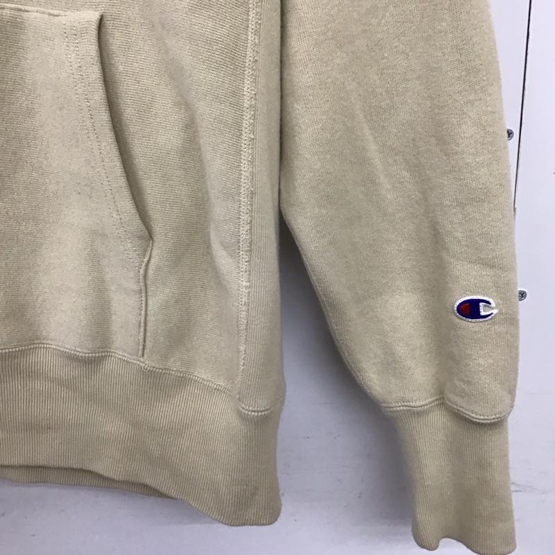 チャンピオン Champion パーカー 長袖 長袖パーカー プルオーバーパーカー スウェット M 無地 ベージュ / ベージュ / beige メンズ USED 古着 中古 10157690