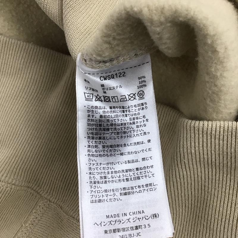 チャンピオン Champion パーカー 長袖 長袖パーカー プルオーバーパーカー スウェット M 無地 ベージュ / ベージュ / beige メンズ USED 古着 中古 10157690