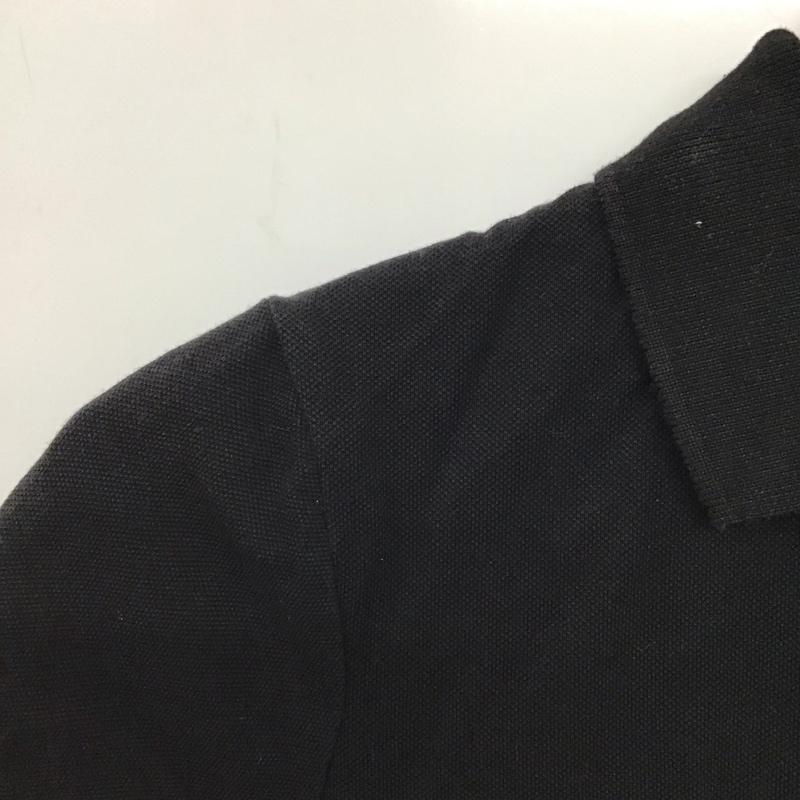 バーバリーブルーレーベル BURBERRY BLUE LABEL ポロシャツ 半袖 38 無地 黒 / ブラック / black レディース USED 古着 中古 10157691