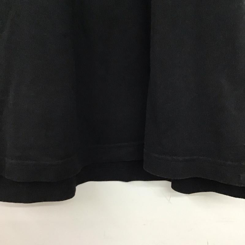 バーバリーブルーレーベル BURBERRY BLUE LABEL ポロシャツ 半袖 38 無地 黒 / ブラック / black レディース USED 古着 中古 10157691