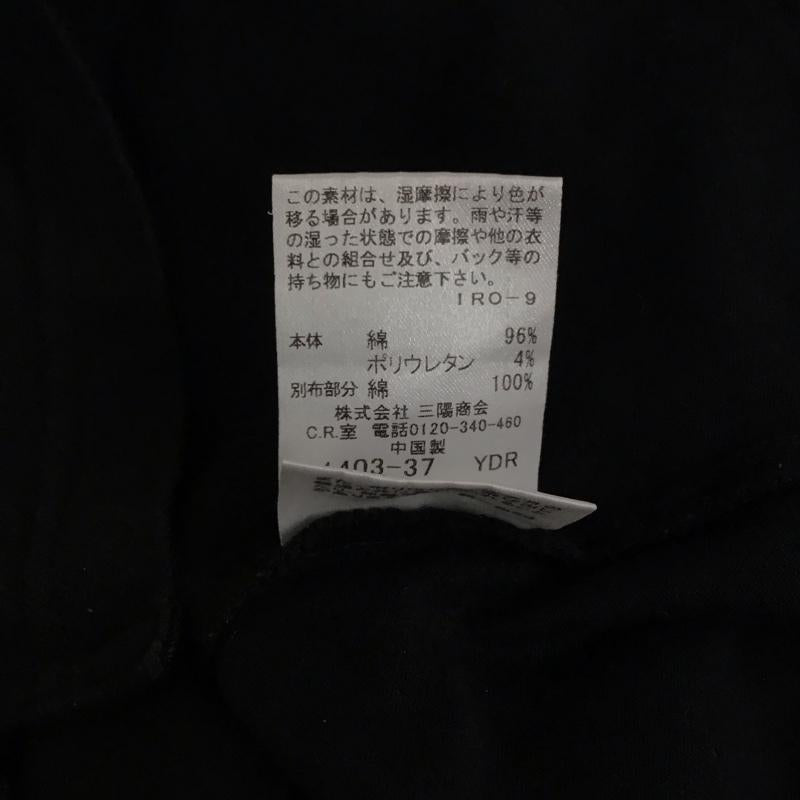 バーバリーブルーレーベル BURBERRY BLUE LABEL ポロシャツ 半袖 38 無地 黒 / ブラック / black レディース USED 古着 中古 10157691
