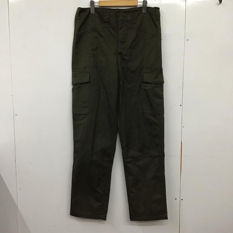 ミリタリー ミリタリー パンツ ワークパンツ、ペインターパンツ ワークパンツ ワイドパンツ カジュアルパンツ 無地 カーキ / カーキ / khaki メンズ USED 古着 中古 10157692