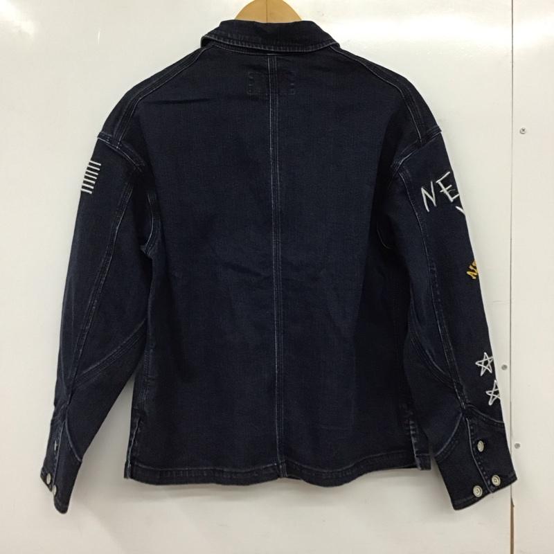 アヴィレックス AVIREX ジャケット、上着 ジャケット、ブレザー デニム FREE 無地 インディゴ / インディゴ / Indigo レディース USED 古着 中古 10157697