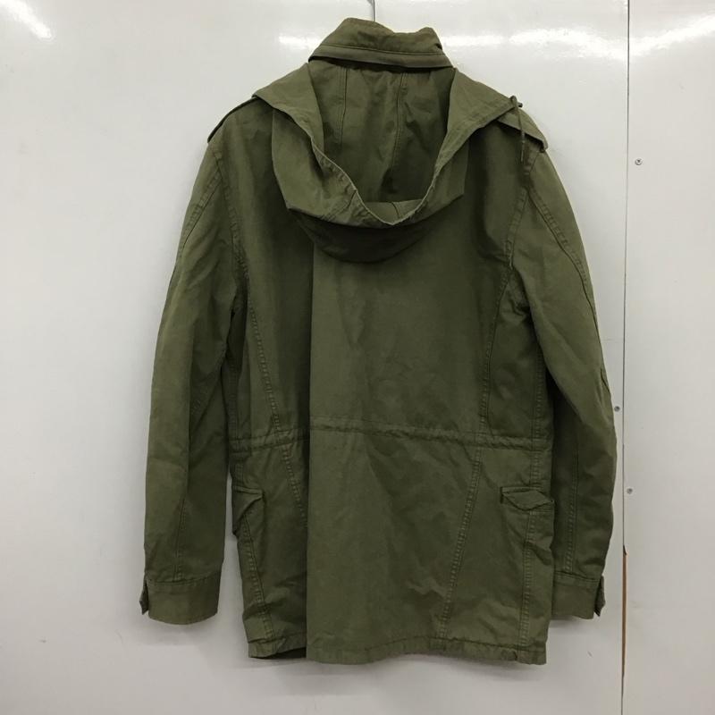 バナナリパブリック BANANA REPUBLIC ジャケット、上着 ジャンパー、ブルゾン ミリタリージャケット フロントボタン アウター L 無地 カーキ / カーキ / khaki メンズ USED 古着 中古 10157698