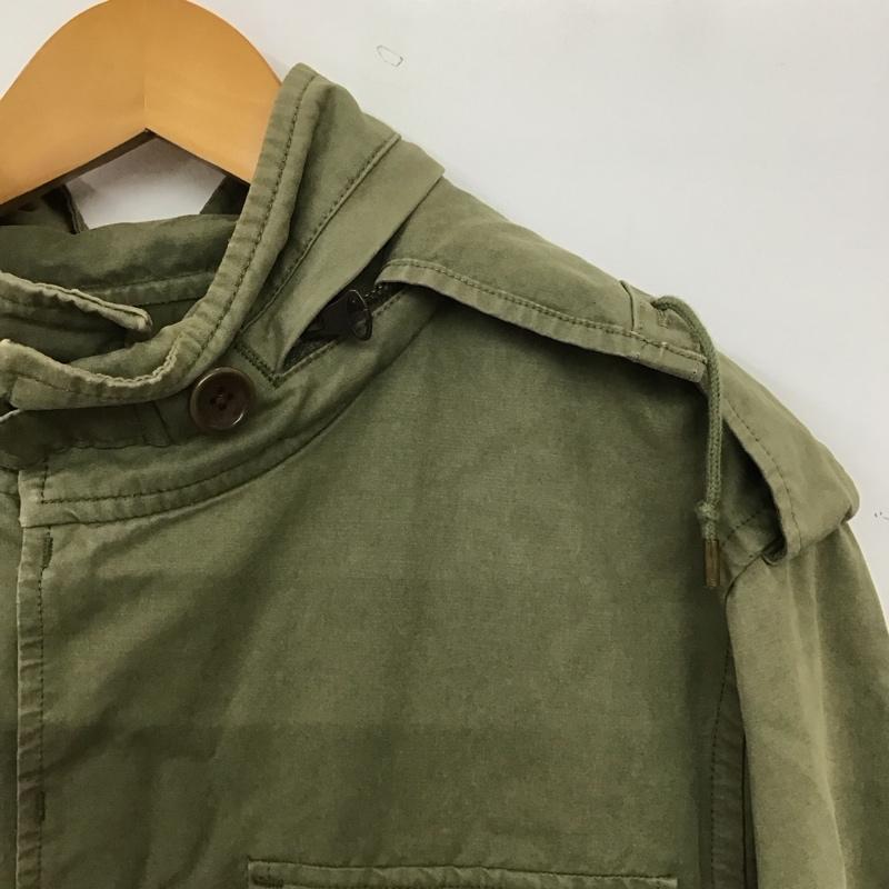 バナナリパブリック BANANA REPUBLIC ジャケット、上着 ジャンパー、ブルゾン ミリタリージャケット フロントボタン アウター L 無地 カーキ / カーキ / khaki メンズ USED 古着 中古 10157698