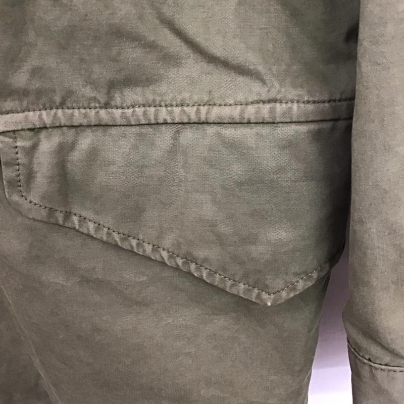 バナナリパブリック BANANA REPUBLIC ジャケット、上着 ジャンパー、ブルゾン ミリタリージャケット フロントボタン アウター L 無地 カーキ / カーキ / khaki メンズ USED 古着 中古 10157698