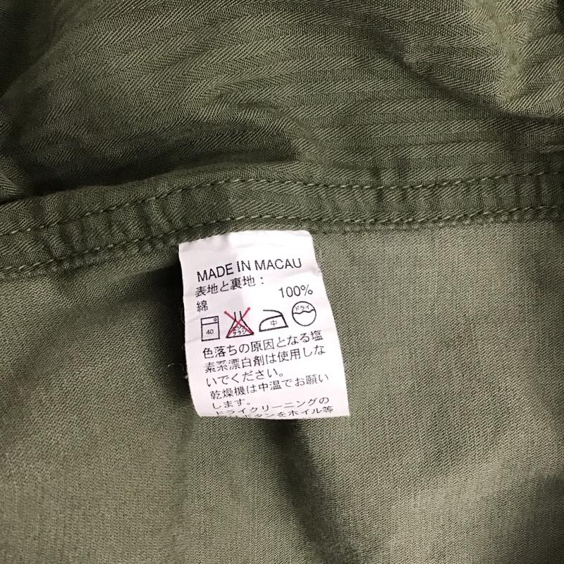 バナナリパブリック BANANA REPUBLIC ジャケット、上着 ジャンパー、ブルゾン ミリタリージャケット フロントボタン アウター L 無地 カーキ / カーキ / khaki メンズ USED 古着 中古 10157698