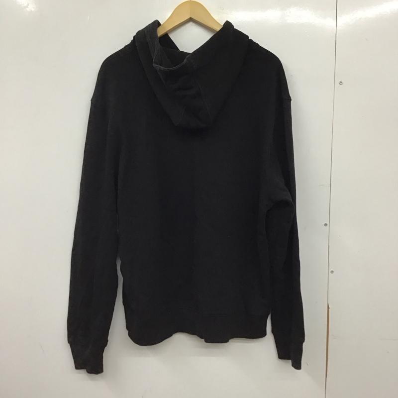 カルヴァン クライン ジーンズ Calvin Klein Jeans パーカー 長袖 長袖パーカー プルオーバーパーカー スウェット XL ロゴ、文字 黒 / ブラック / black メンズ USED 古着 中古 10157701