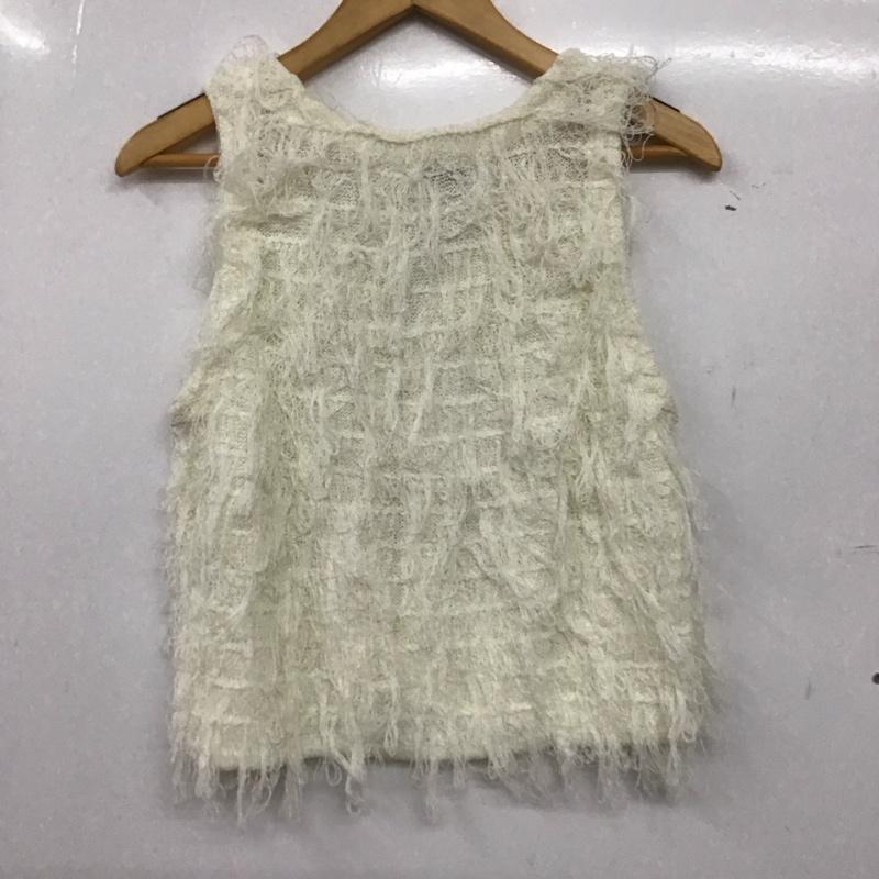 ページボーイ PAGEBOY ベスト ベスト FREE 無地 白 / ホワイト / white レディース USED 古着 中古 10157702