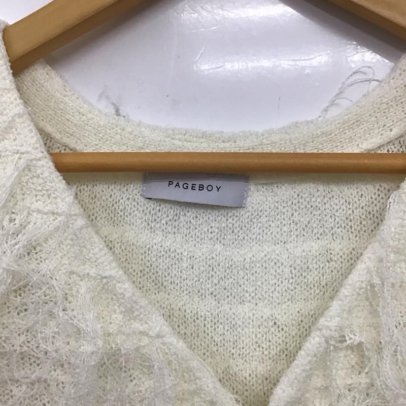 ページボーイ PAGEBOY ベスト ベスト FREE 無地 白 / ホワイト / white レディース USED 古着 中古 10157702