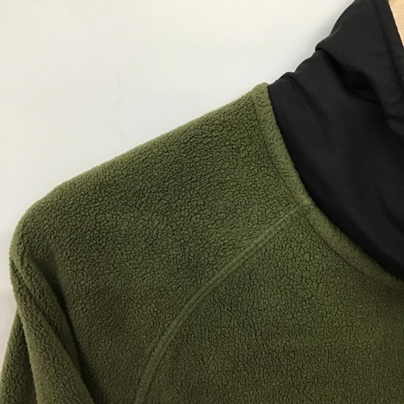ナイキ NIKE ジャケット、上着 ジャンパー、ブルゾン フリースジャケット プルオーバー スタンドネック M ロゴ、文字 カーキ / カーキ / khaki メンズ USED 古着 中古 10157703