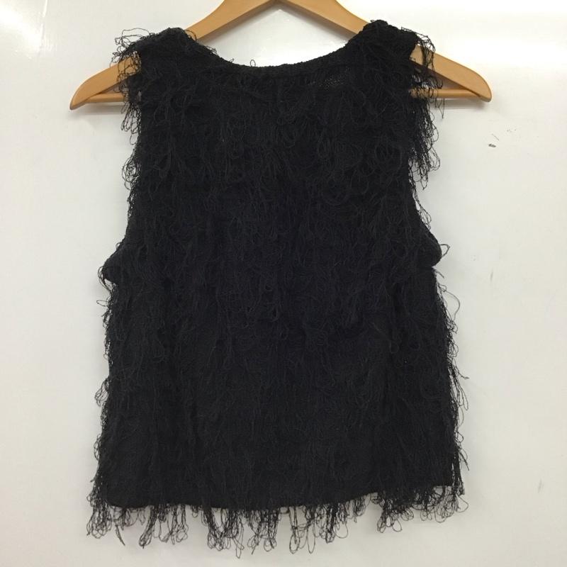 ページボーイ PAGEBOY ベスト ベスト FREE 無地 黒 / ブラック / black レディース USED 古着 中古 10157704