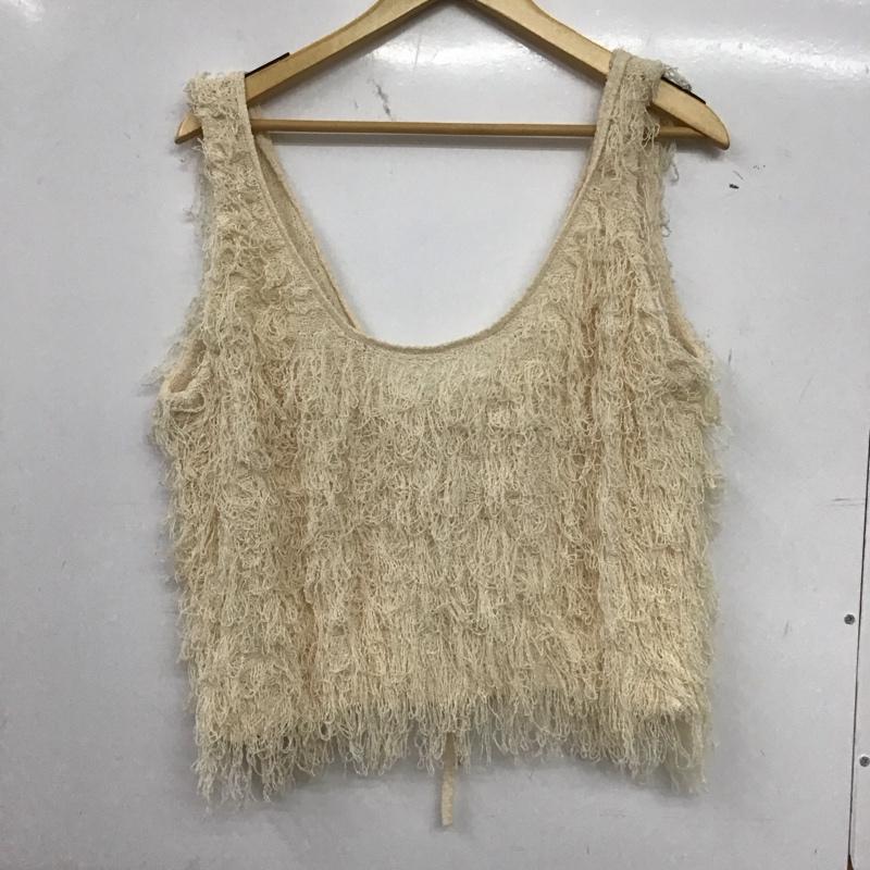 ローリーズファーム LOWRYS FARM ベスト ベスト FREE 無地 アイボリー / アイボリー / レディース USED 古着 中古 10157705