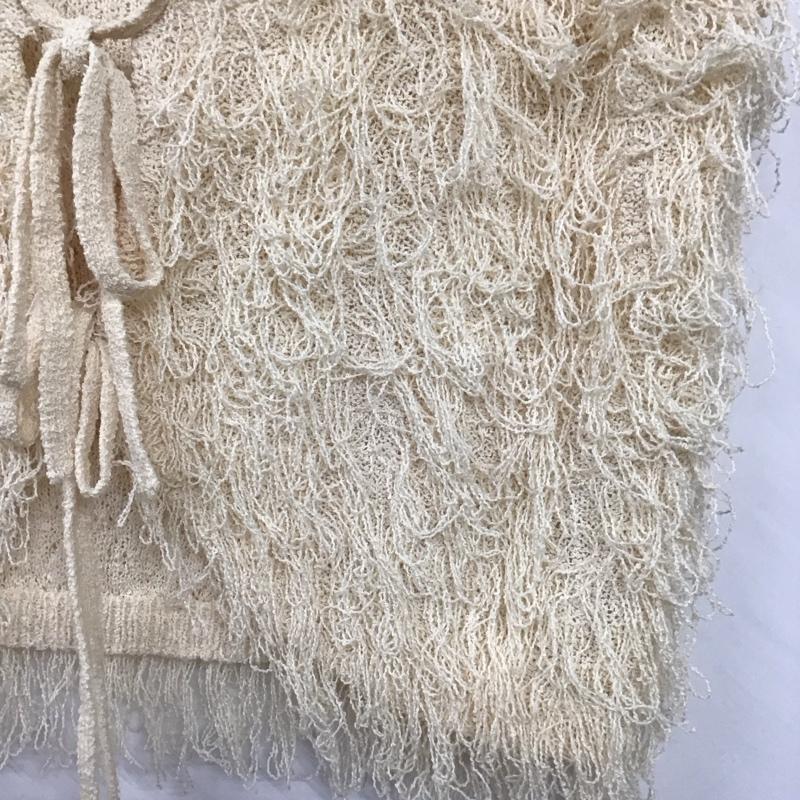 ローリーズファーム LOWRYS FARM ベスト ベスト FREE 無地 アイボリー / アイボリー / レディース USED 古着 中古 10157705