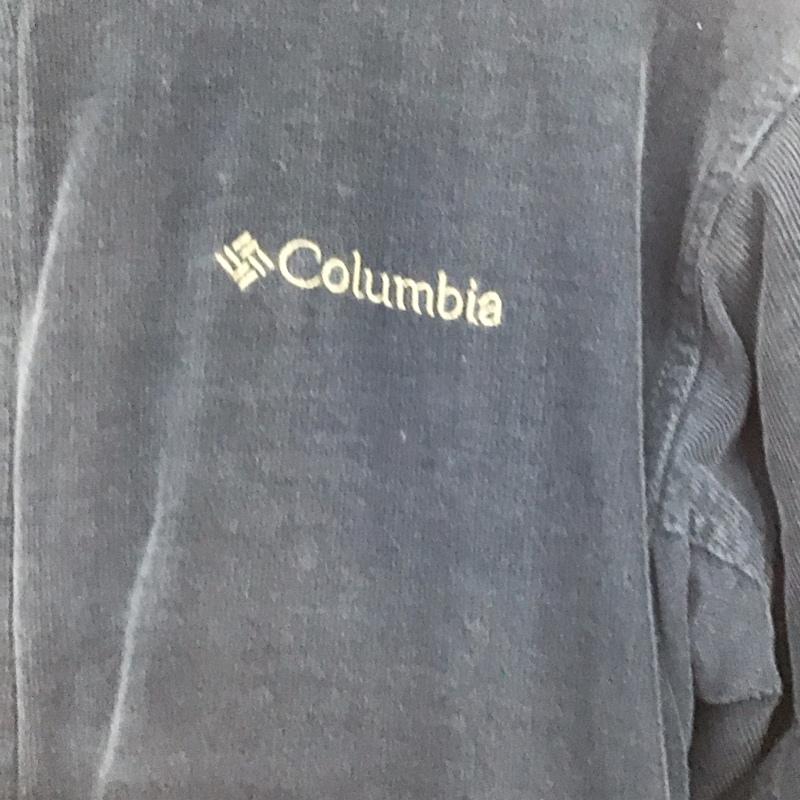 コロンビア Columbia ジャケット、上着 ジャンパー、ブルゾン ジップアップジャケット コーチジャケット アウター M ロゴ、文字 紺 / ネイビー / navy メンズ USED 古着 中古 10157707