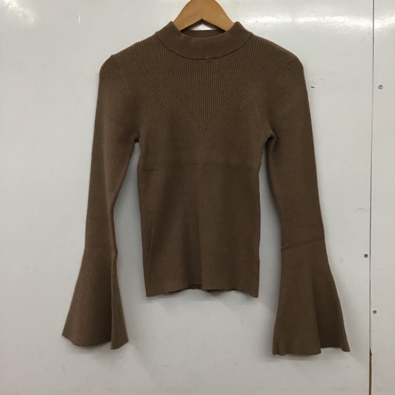 スナイデル SNIDEL ニット、セーター 長袖 swnt185073 シンプルニット FREE 無地 ベージュ / ベージュ / beige レディース USED 古着 中古 10157708