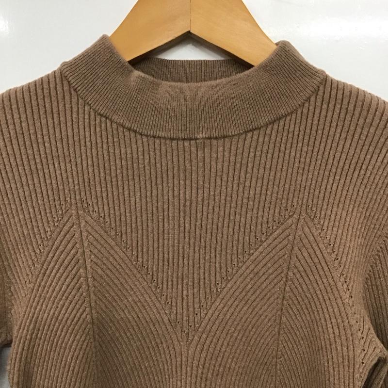 スナイデル SNIDEL ニット、セーター 長袖 swnt185073 シンプルニット FREE 無地 ベージュ / ベージュ / beige レディース USED 古着 中古 10157708