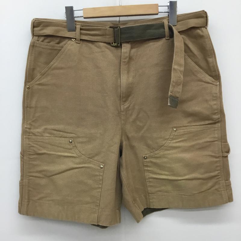 カーハート Carhartt パンツ ショートパンツ Carhartt sacai 24-03392M ダブルニー ダック ショートパンツ 4 無地 ベージュ / ベージュ / beige メンズ USED 古着 中古 10157710