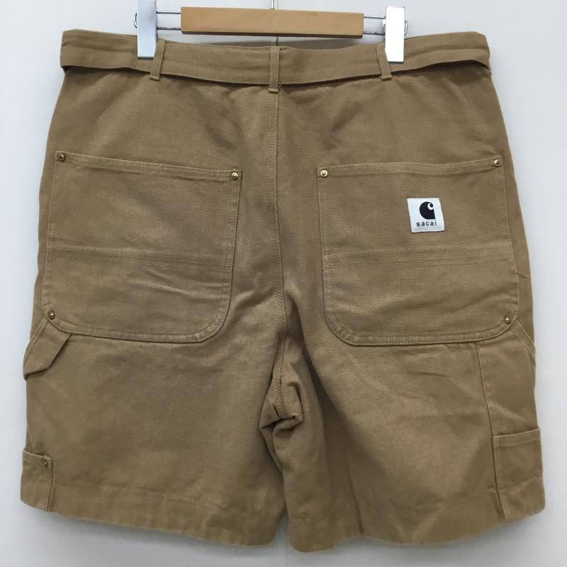 カーハート Carhartt パンツ ショートパンツ Carhartt sacai 24-03392M ダブルニー ダック ショートパンツ 4 無地 ベージュ / ベージュ / beige メンズ USED 古着 中古 10157710