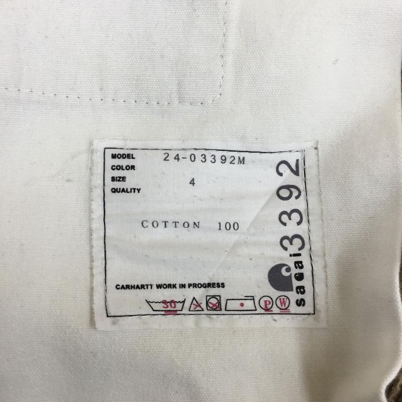 カーハート Carhartt パンツ ショートパンツ Carhartt sacai 24-03392M ダブルニー ダック ショートパンツ 4 無地 ベージュ / ベージュ / beige メンズ USED 古着 中古 10157710