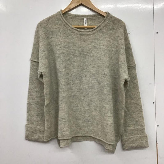 ひより HIYORI ニット、セーター 長袖 FREE 無地 ベージュ / ベージュ / beige レディース USED 古着 中古 10157711
