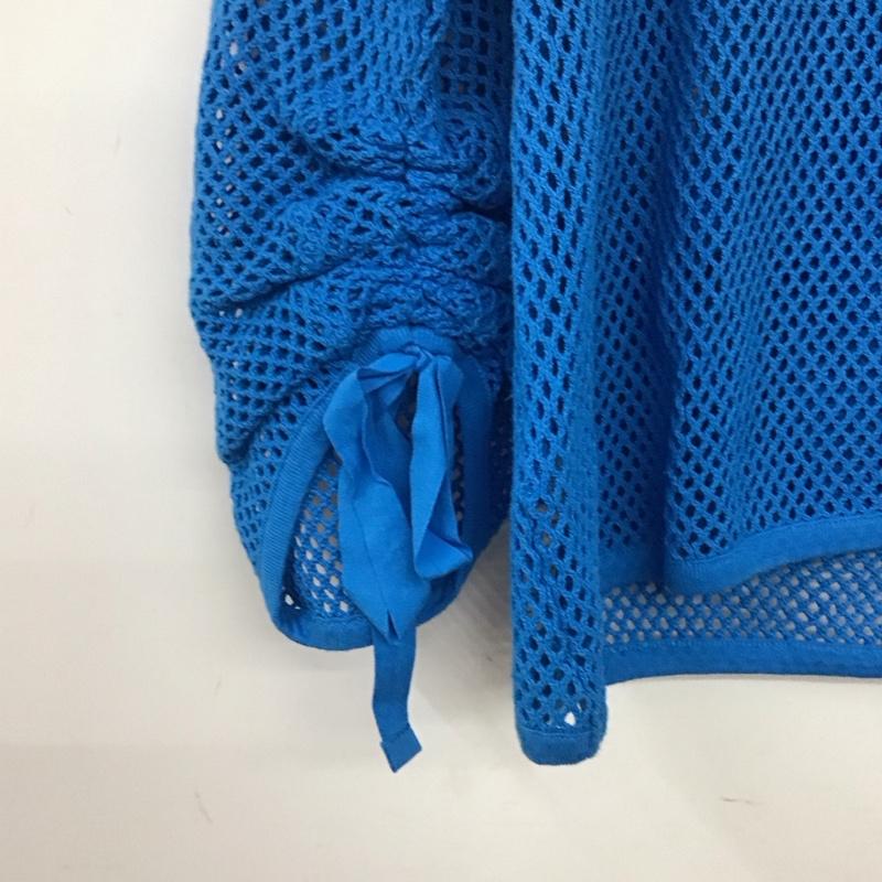 マウジー MOUSSY カットソー 長袖 029HSA80-0091 MESH SKIPPER POJ メッシュスキッパープルオーバー FREE 無地 青 / ブルー / blue レディース USED 古着 中古 10157712
