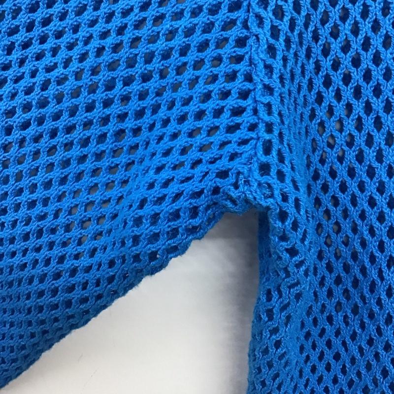 マウジー MOUSSY カットソー 長袖 029HSA80-0091 MESH SKIPPER POJ メッシュスキッパープルオーバー FREE 無地 青 / ブルー / blue レディース USED 古着 中古 10157712